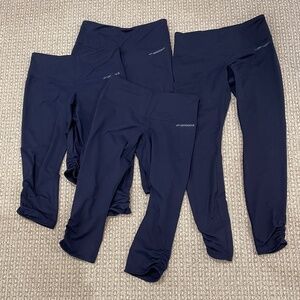 ** BUNDLE OF 4 ** Brooks Greenlight running tights- 3 crop, 1 full length **